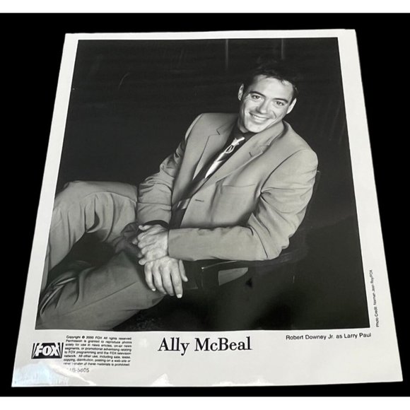 Ally McBeal Robert Downey Jr Press Photo Fox TV Show 2000 Larry Paul - Picture 1 of 6